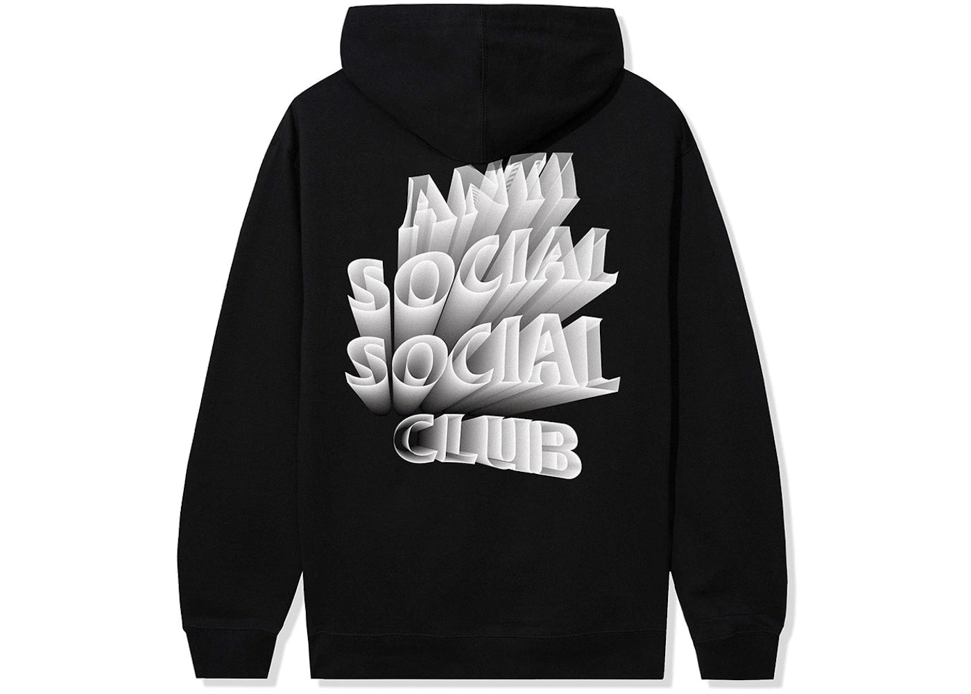 Anti Social Social Club Unbearable Hoodie Black