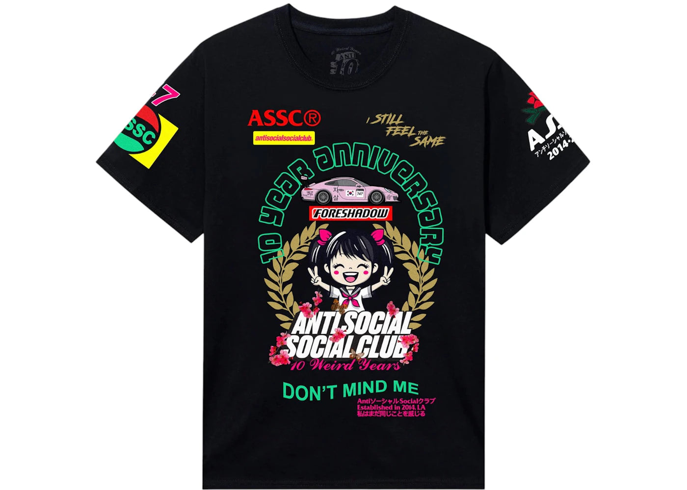 Anti Social Social Club Weird Years Tee Black