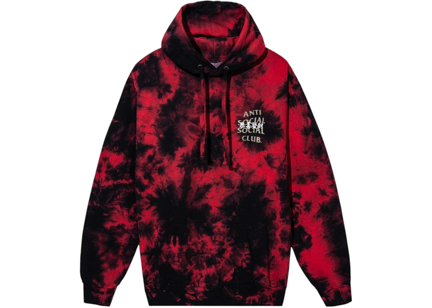 Anti Social Social Club Red Hoodie Ed Hardy Anti Social Social