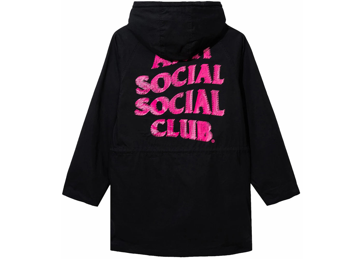 Anti Social Social Club x Alpha M65 Hooded Field Jacket Black