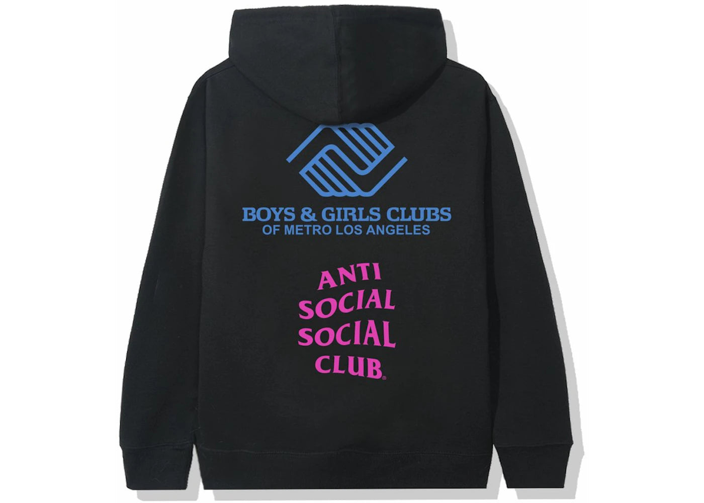 Anti Social Social Club x BGCMLA Hoodie Black