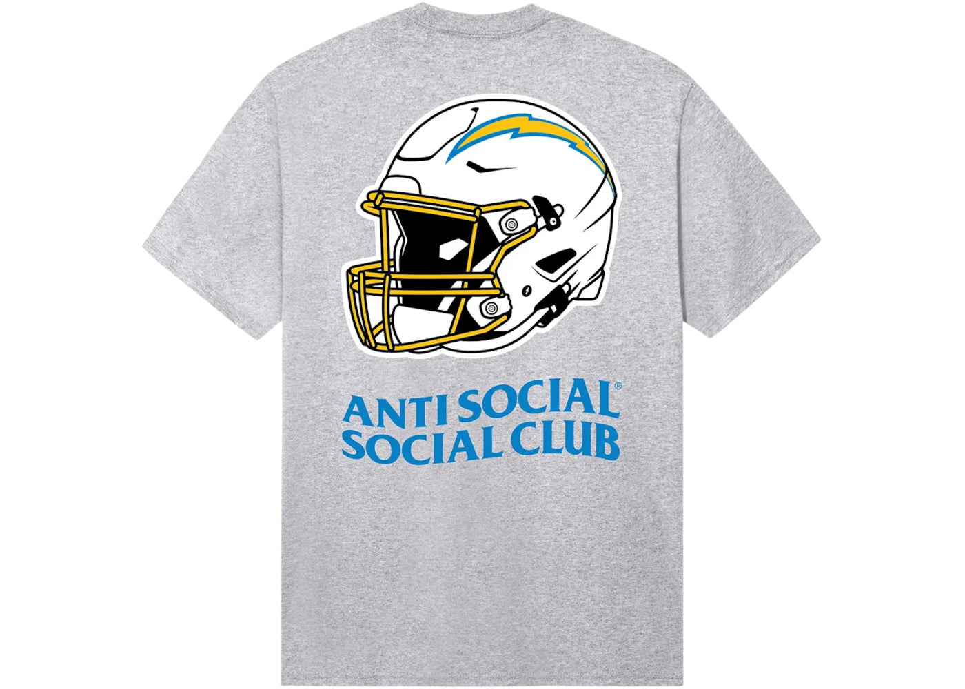 Anti Social Social Club x Chargers Impact Tee Grey