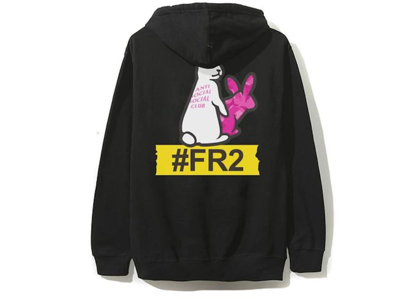 Anti Social Social Club x FR2 Serrated Black Hoodie Hoodie Black