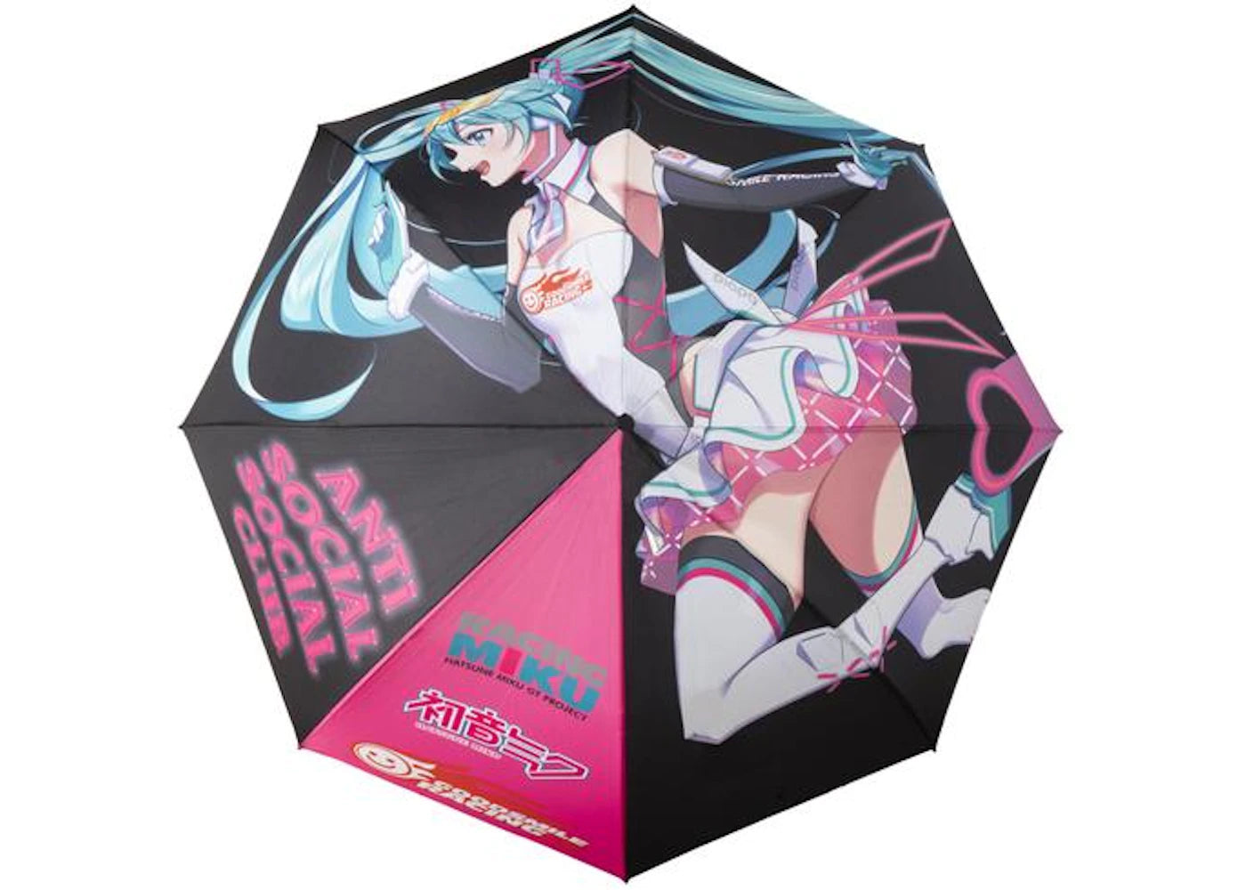 Anti Social Social Club x Good Smile Racing Hatsune Miku Umbrella Black/Multi