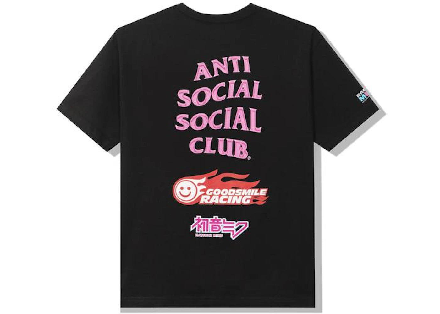 Anti Social Social Club x Good Smile Racing Logo T-shirt Black