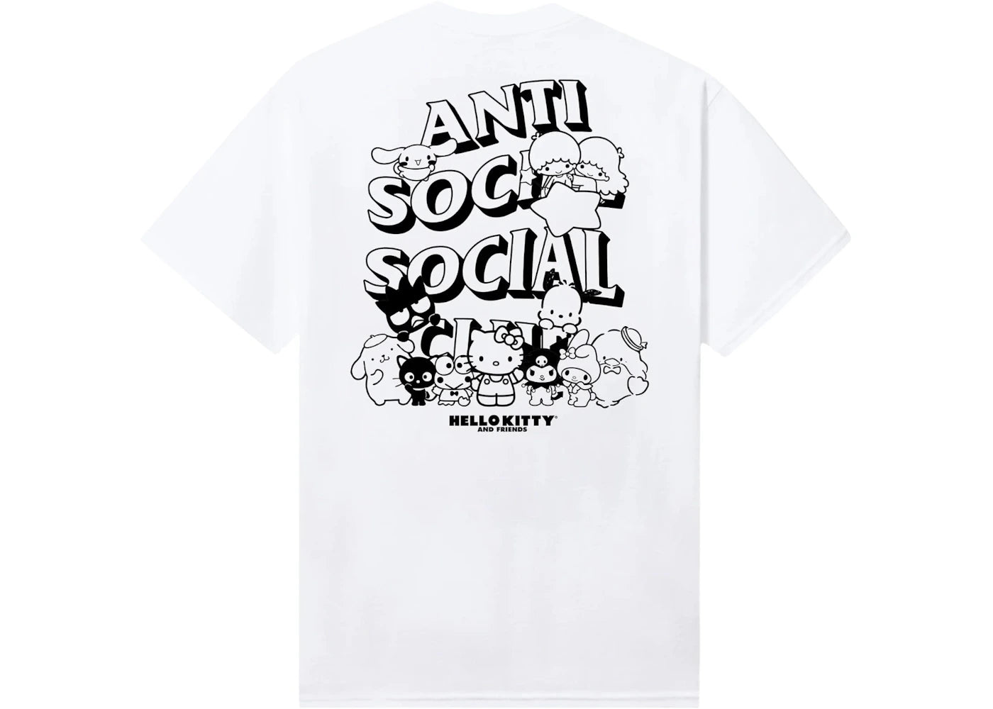 Anti Social Social Club x Hello Kitty Weird Tee White