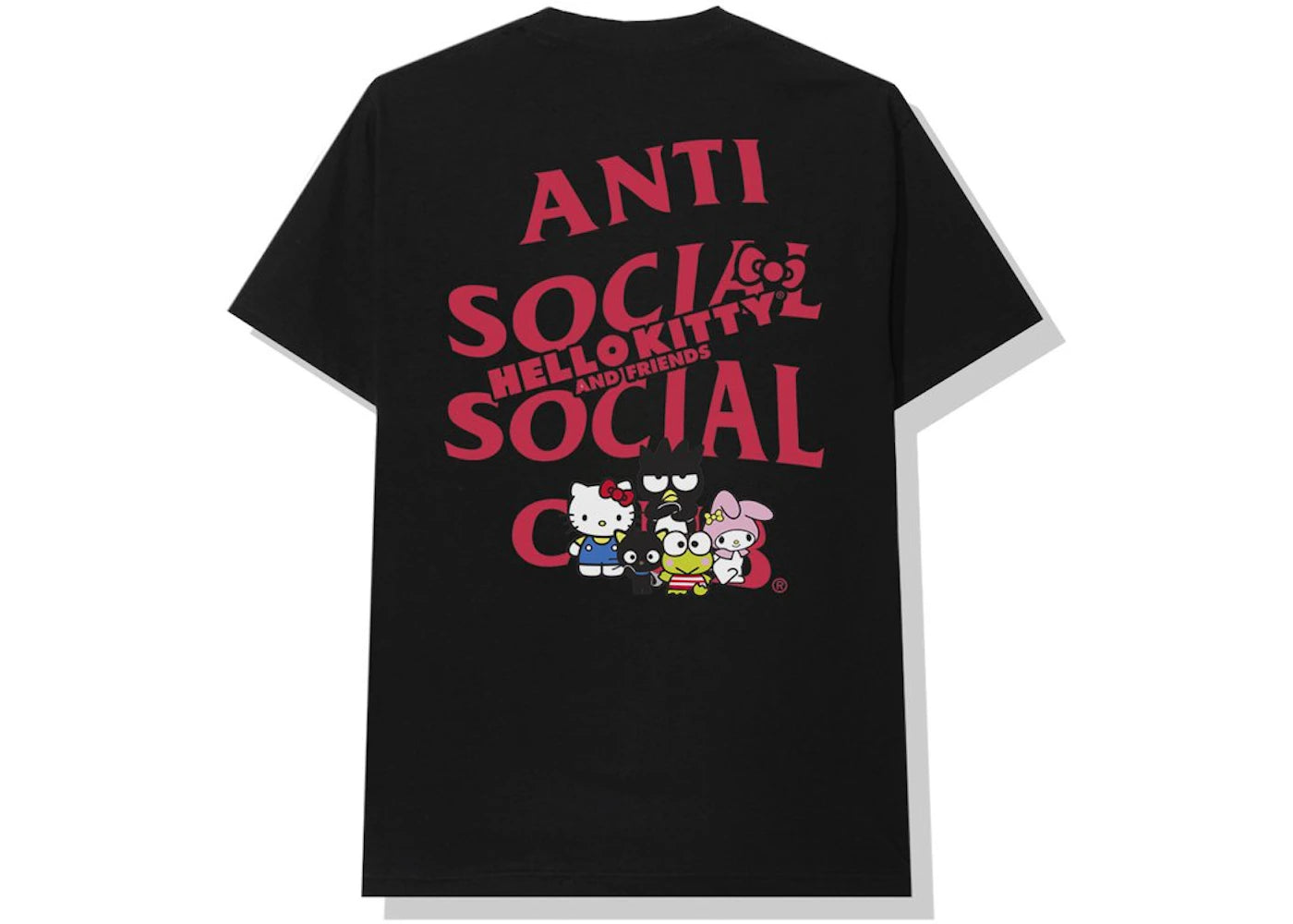 Anti Social Social Club x Hello Kitty and Friends Tee Black