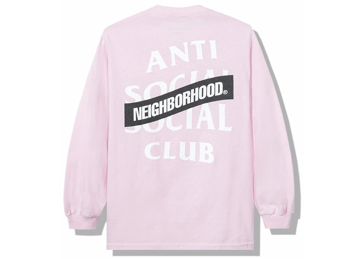 Anti Social Social Club x Neighborhood AW05 Pink Long Sleeve Tee Longsleeve Tee Pink