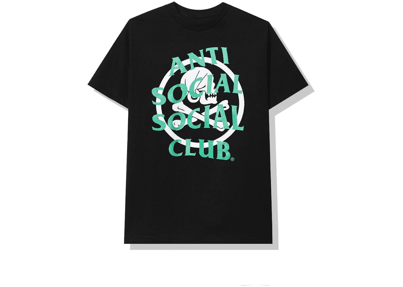 Anti Social Social Club x Neighborhood Cambered Black Tee Tee Black