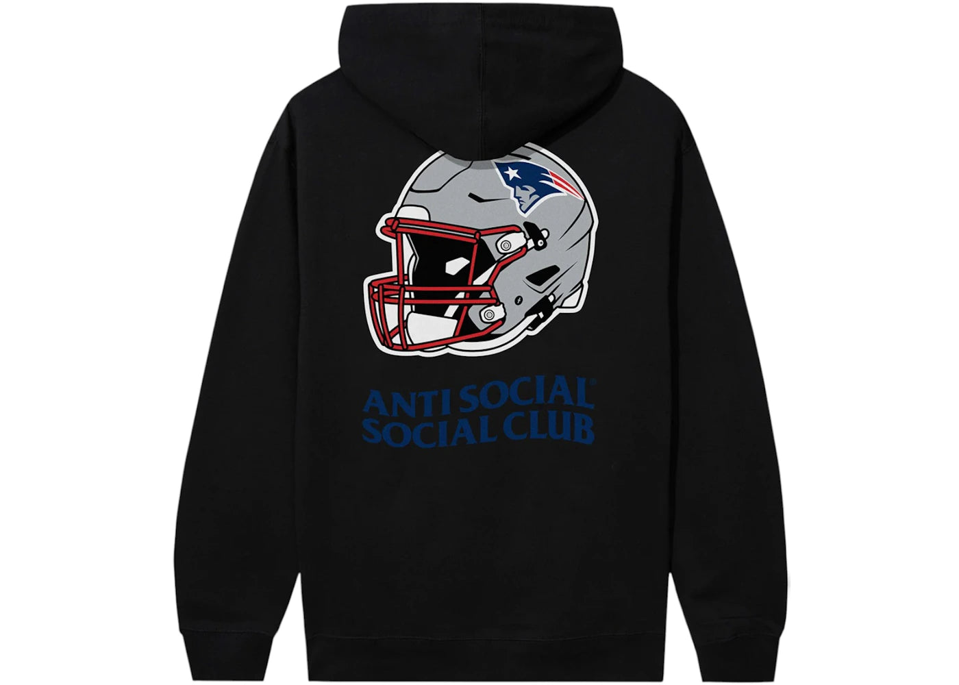 Anti Social Social Club x New England Patriots Impact Hoodie Black