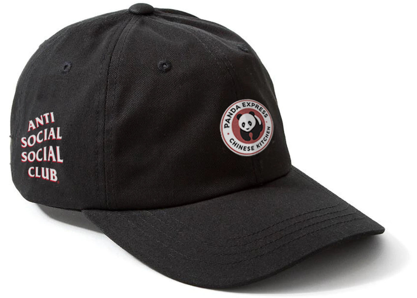 Anti Social Social Club x Panda Black Cap Black