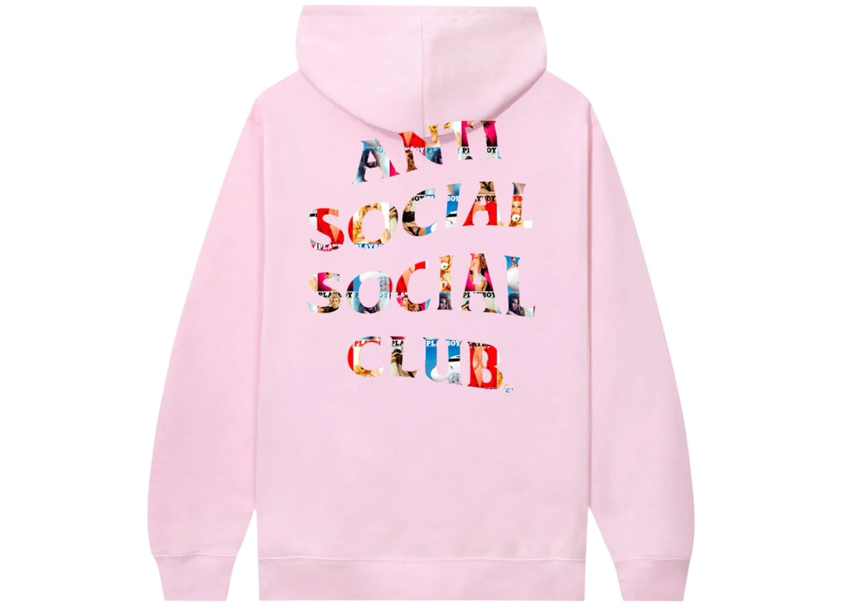 Anti Social Social Club x Playboy Of The Year Hoodie Light Pink