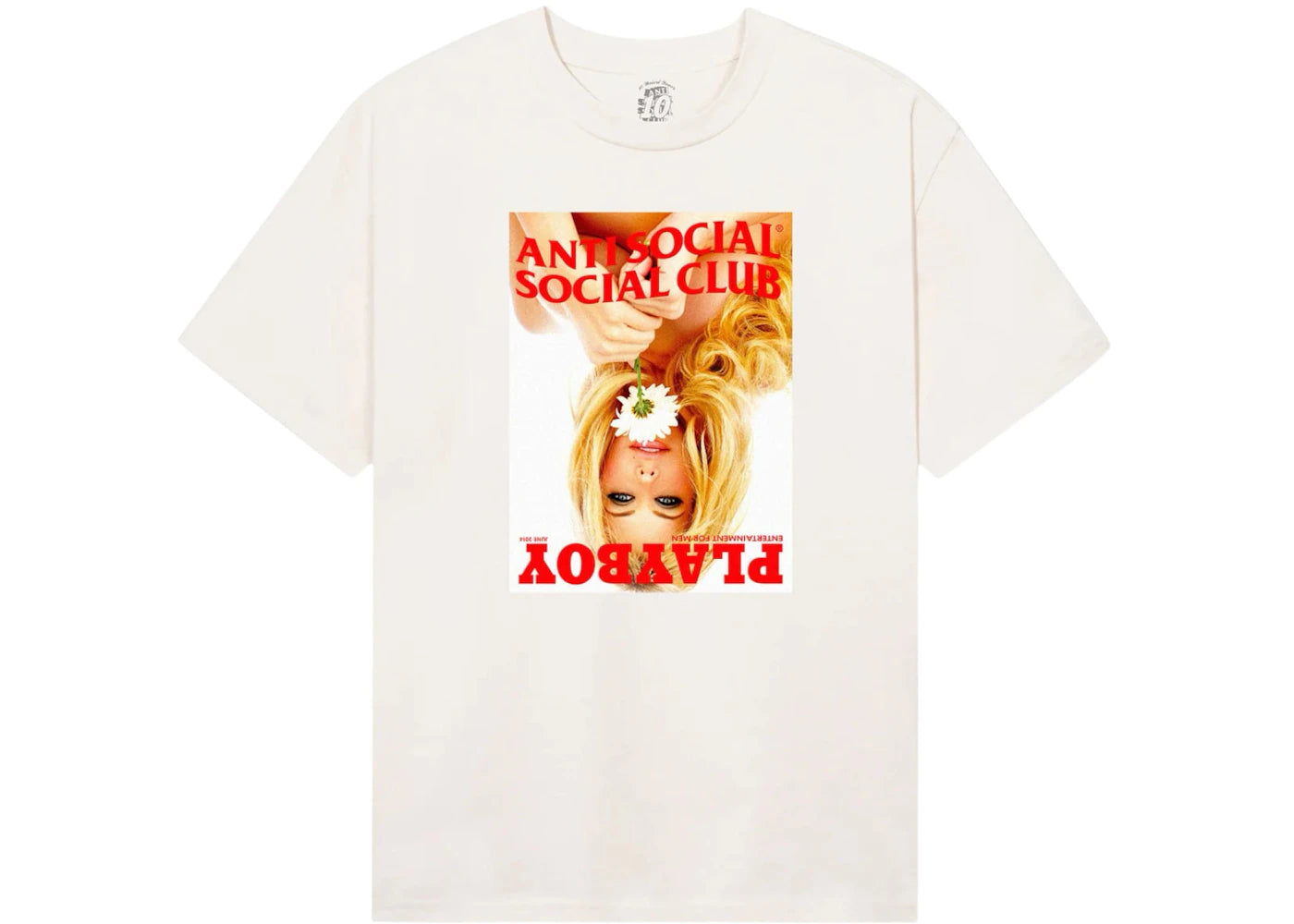 Anti Social Social Club x Playboy Of The Year Tee Natural