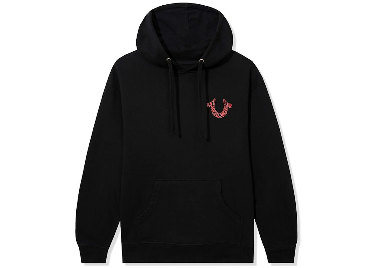 Anti Social Social Club x True Religion Anti-Truth Premium Heavyweight Hoodie Black