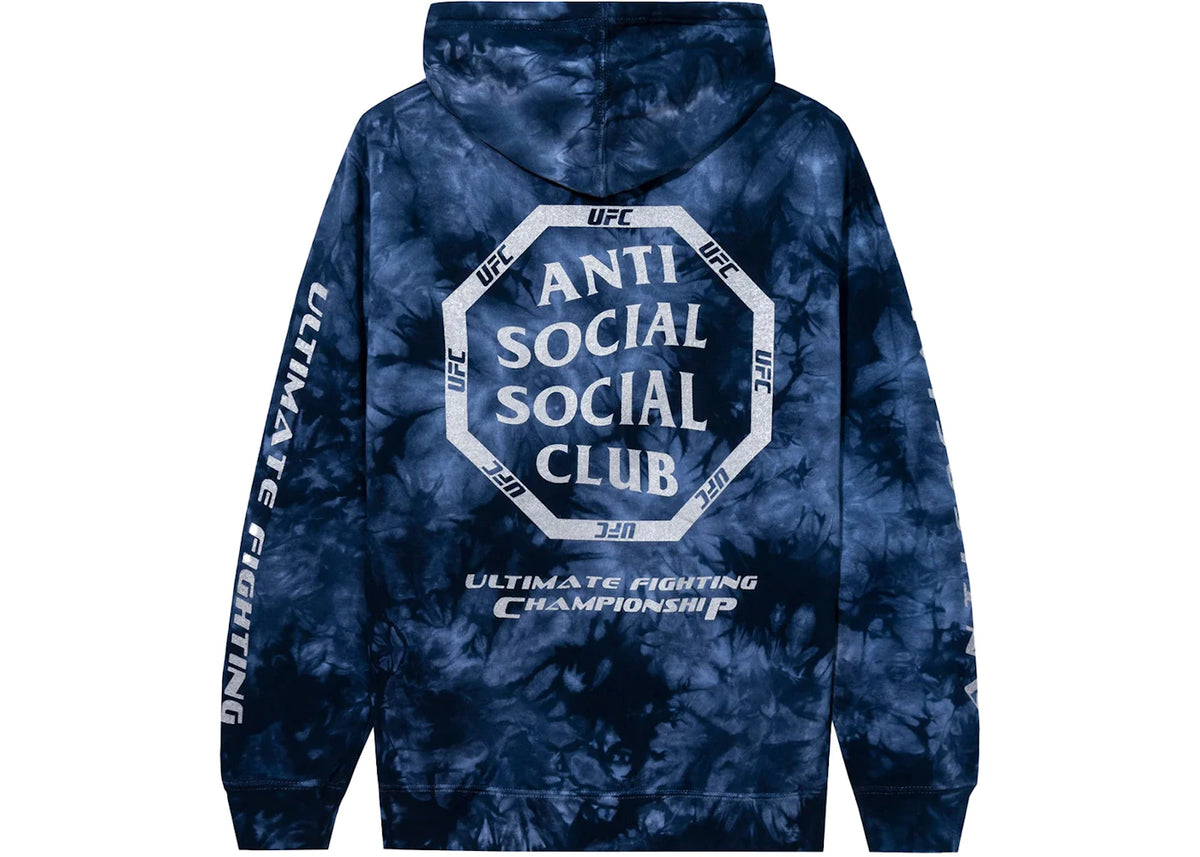 Anti Social Social Club x UFC Ultimatum Hoodie Blue