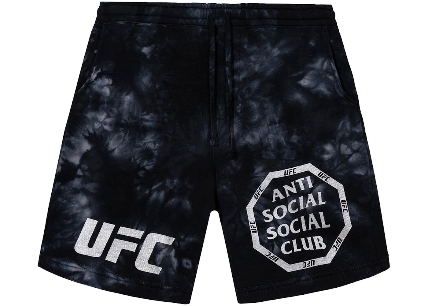 Anti Social Social Club x UFC Ultimatum Shorts Black