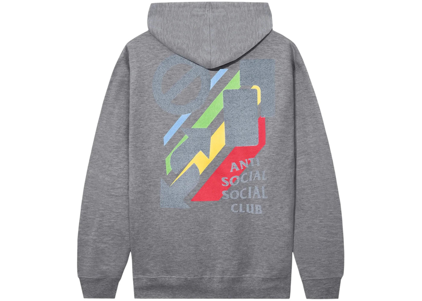 Anti Social Social Club x UNO Wild Reflective Hoodie Gunmetal Heather