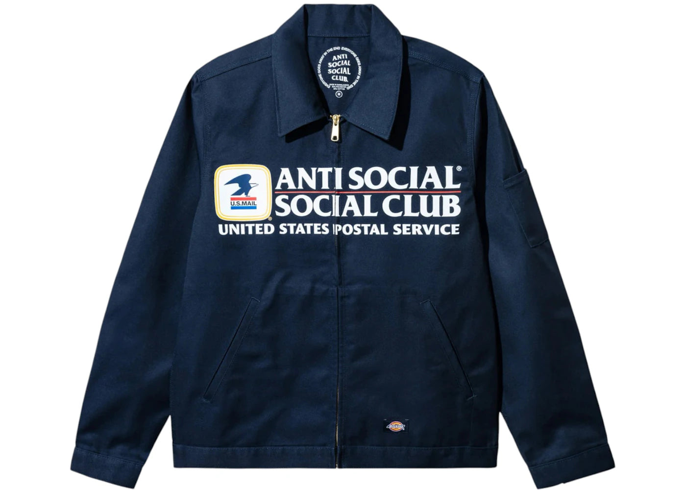 Anti Social Social Club x USPS Work Jacket Dark Navy