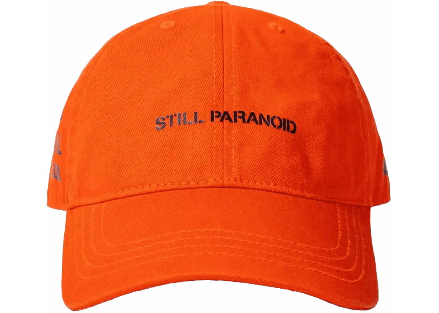 Anti Social Social Club x Undefeated Still Paranoid Cap Orange