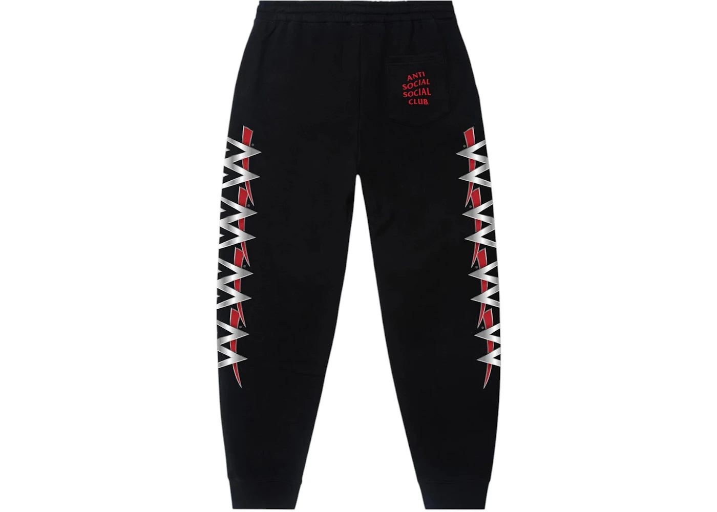 Anti Social Social Club x WWE Entertainment Sweatpants Black