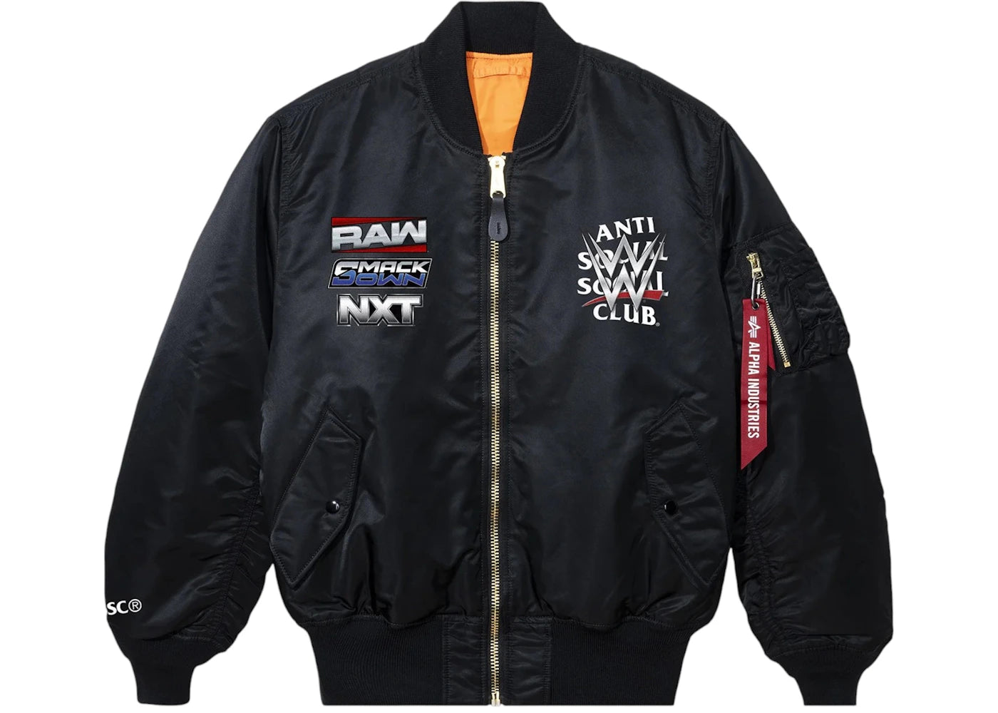 Anti Social Social Club x WWE Venue Jacket Black
