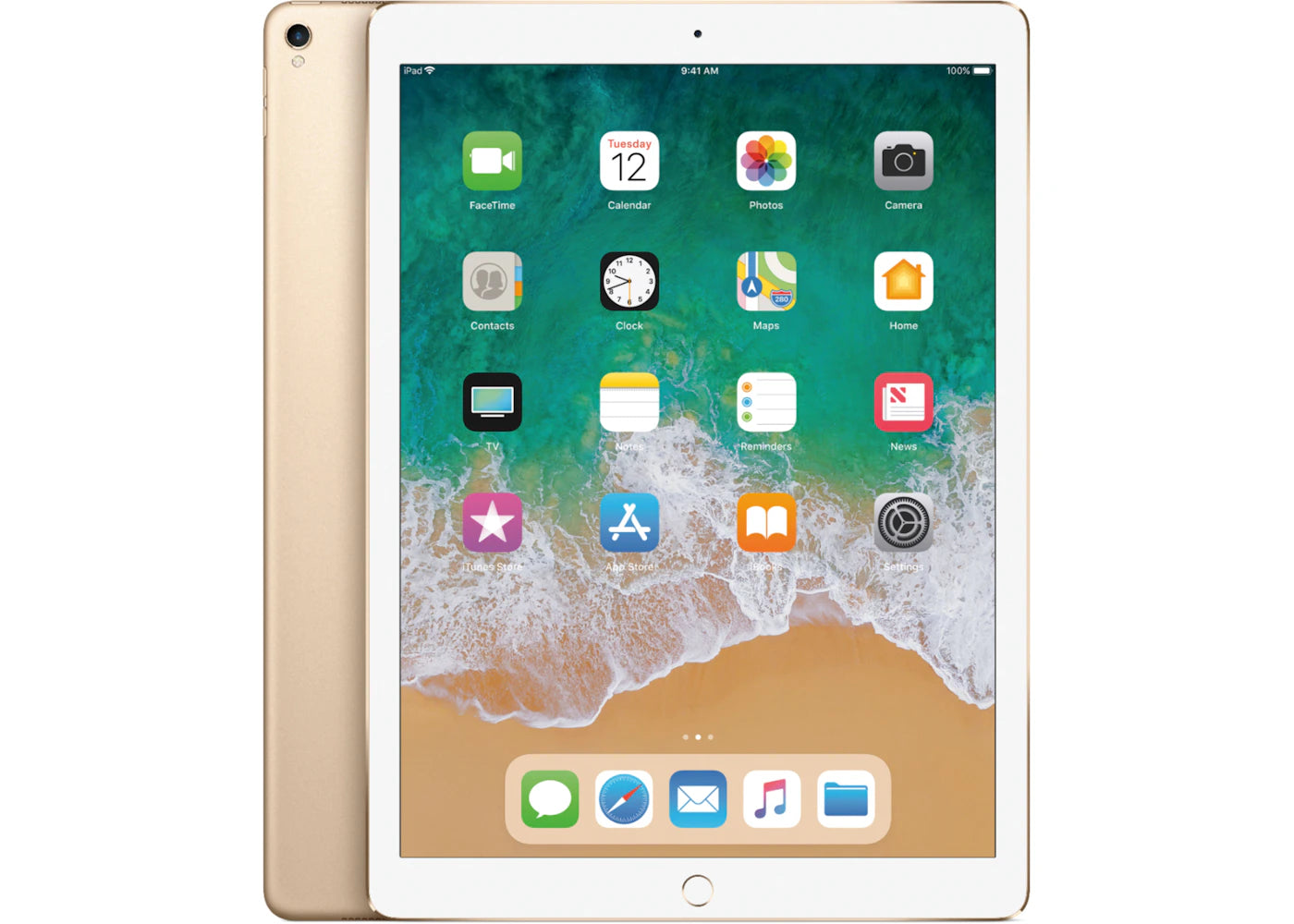 Apple Certified Refurbished iPad Pro 12.9" 2nd Gen 256GB Wifi US (2017 Model / 90-Day Warranty) MP6J2LL/A Gold