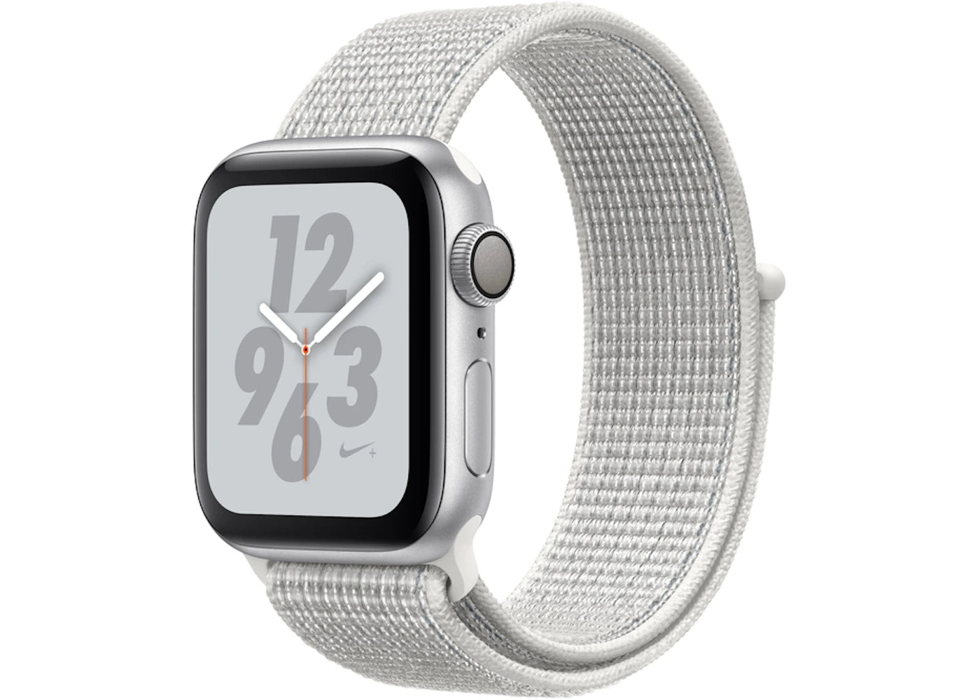 Apple Watch Nike+ Series 4 GPS 40mm Silver Aluminum Case with Summit White A1977