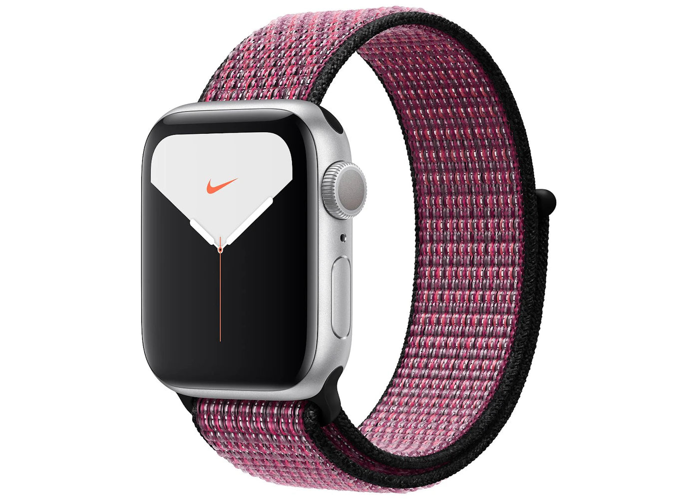 Apple Watch Nike Series 5 GPS 40mm Silver Aluminum with Pink Blast True Berry Loop A2092