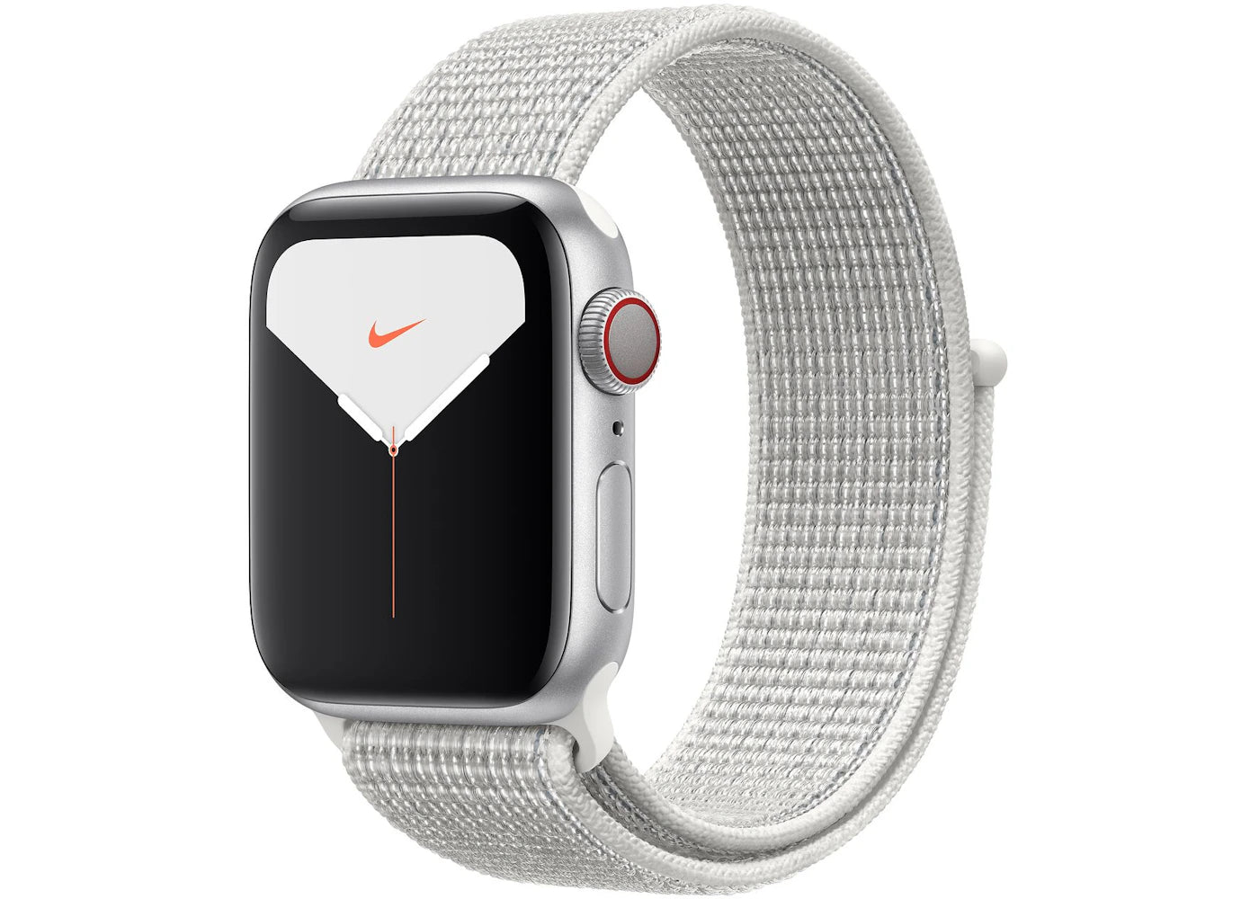 Apple Watch Nike Series 5 GPS + Cellular 40mm Silver Aluminum with Summit White Loop A2094