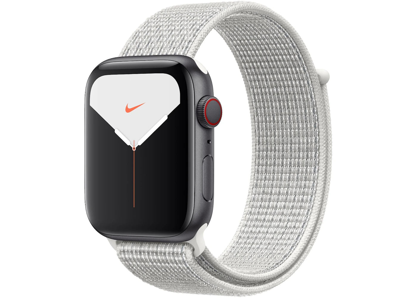 Apple Watch Nike Series 5 GPS + Cellular 44mm Space Gray Aluminum with Summit White Loop A2095
