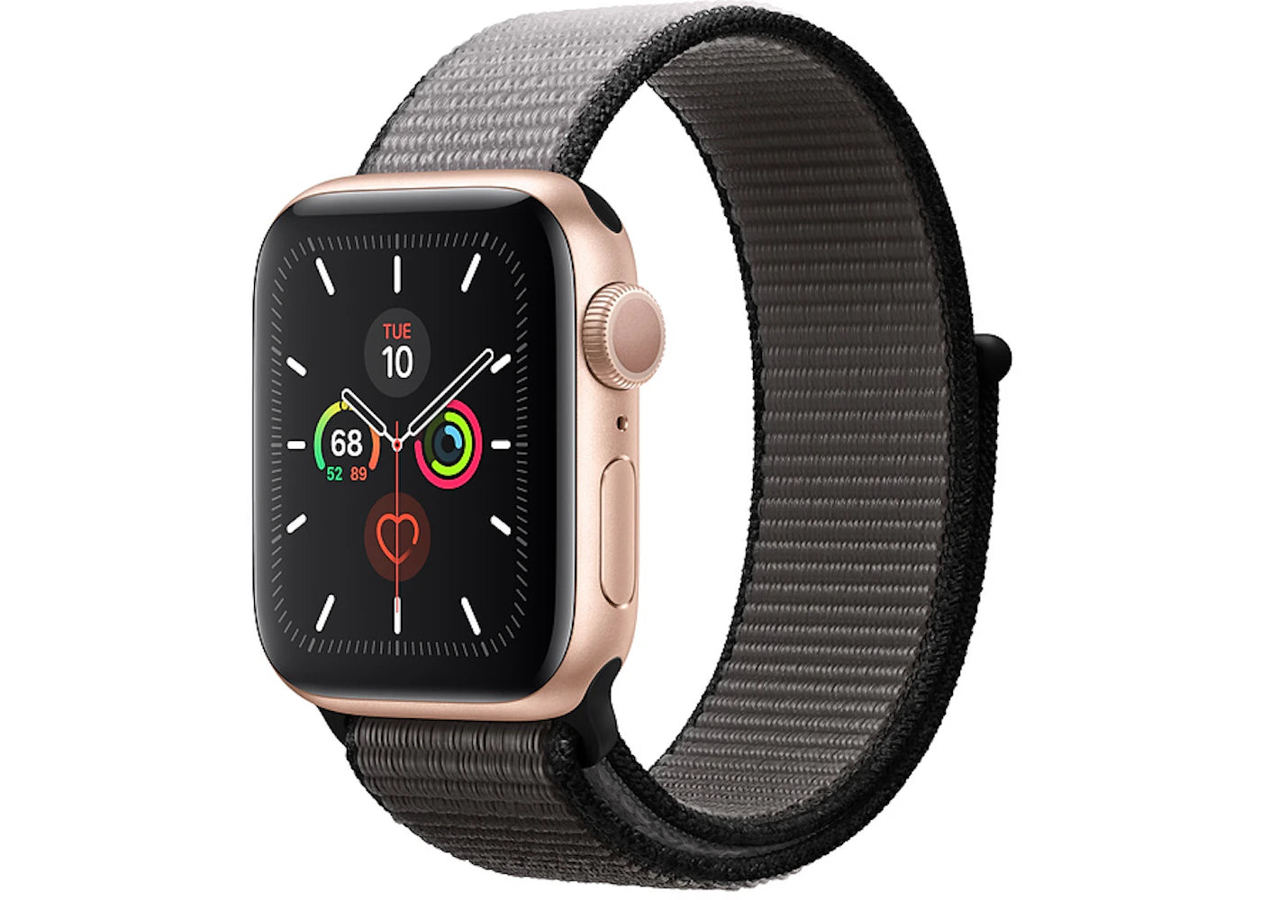 Apple Watch Series 5 GPS 40mm Gold Aluminum with Anchor Gray Sport Loop A2092