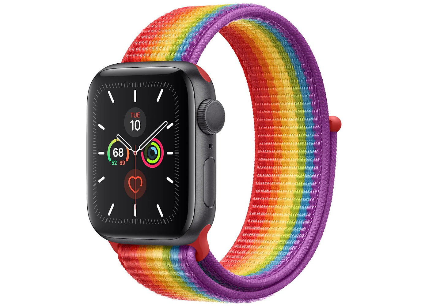 Apple Watch Series 5 GPS 40mm Space Gray Aluminum with Pride Sport Loop A2094
