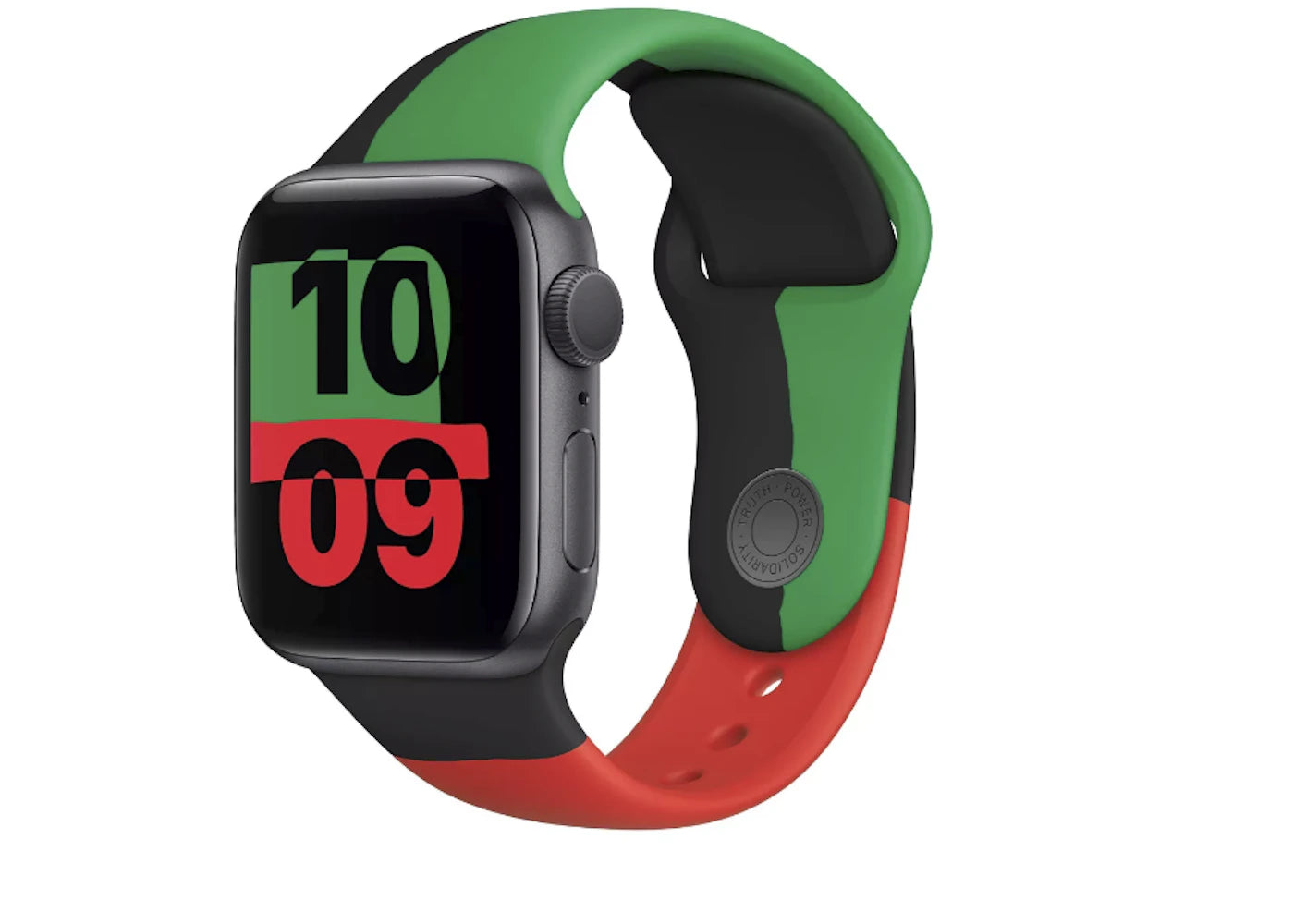 Apple Watch Series 6 GPS 44mm Black Unity Aluminum with Black Unity Sport Band A2292