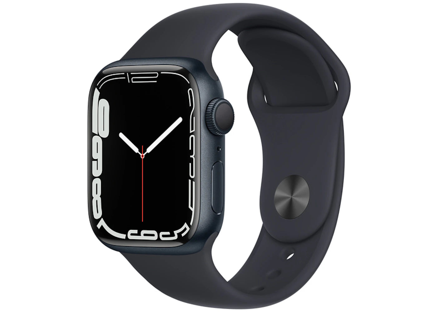 Apple Watch Series 7 GPS 41mm Midnight Aluminum with Midnight Sport Band MKMX3LL/A