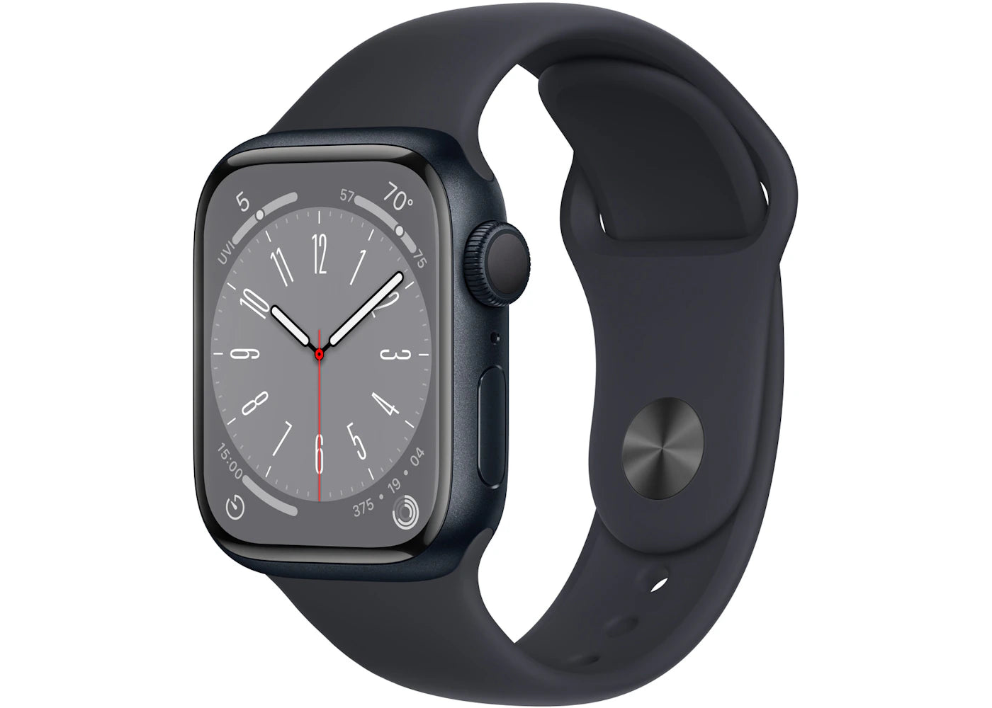 Apple Watch Series 8 GPS 41mm Midnight Aluminum with Midnight Sport Band A2770