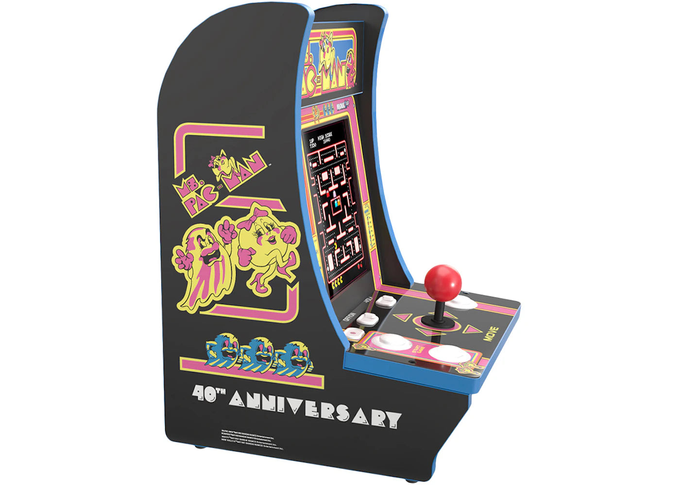 Arcade1UP Ms. Pac-Man (4 Games) Counter-Cade