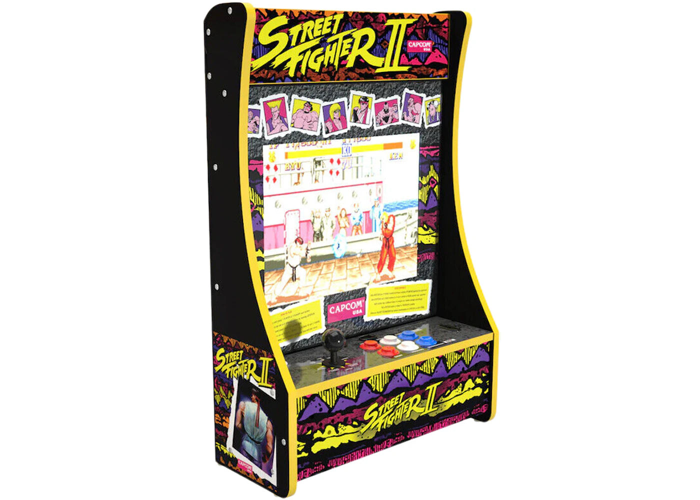 Arcade1UP Street Fighter II (8 in 1) Party-Cade