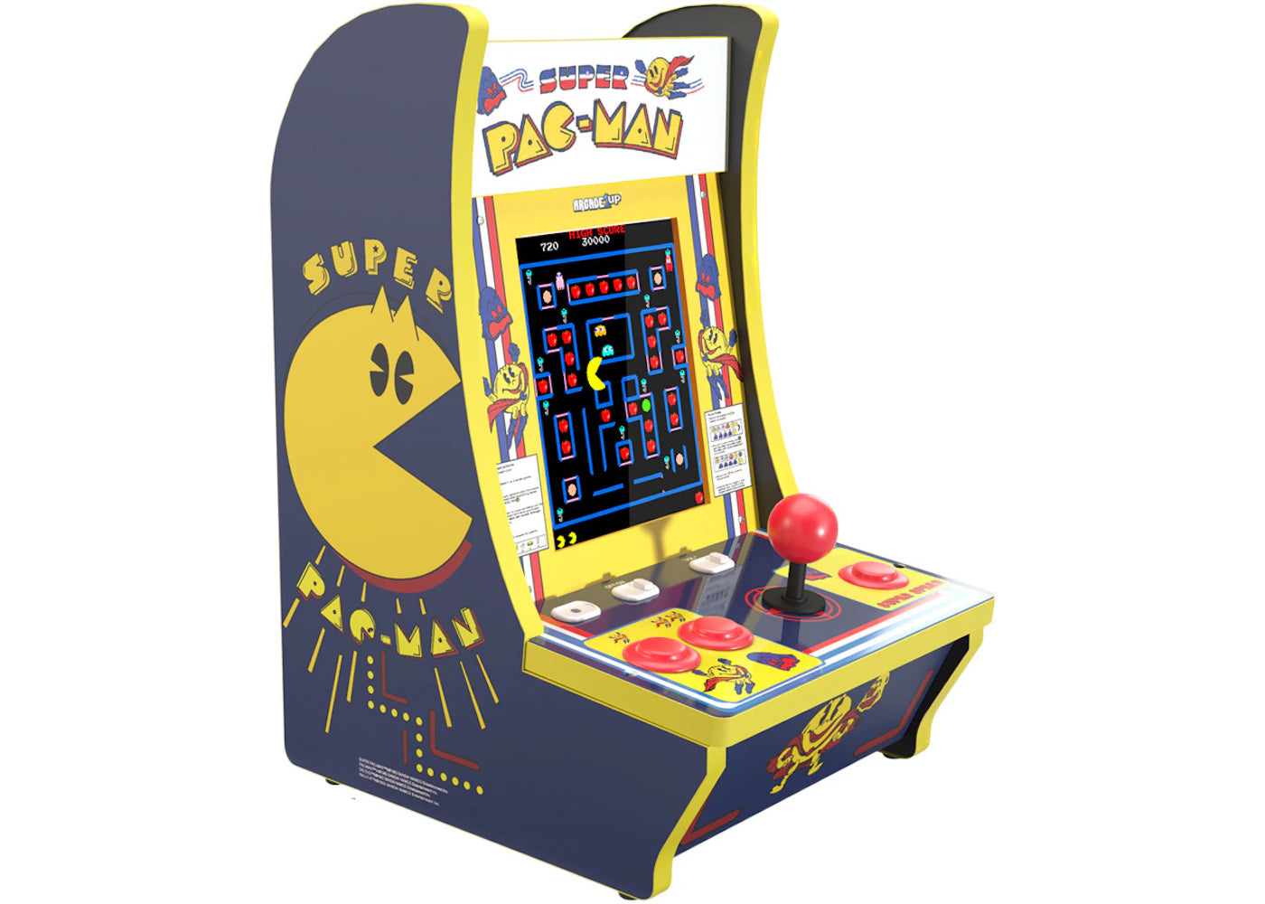 Arcade1UP Super Pac-Man (4 Games) Counter-Cade