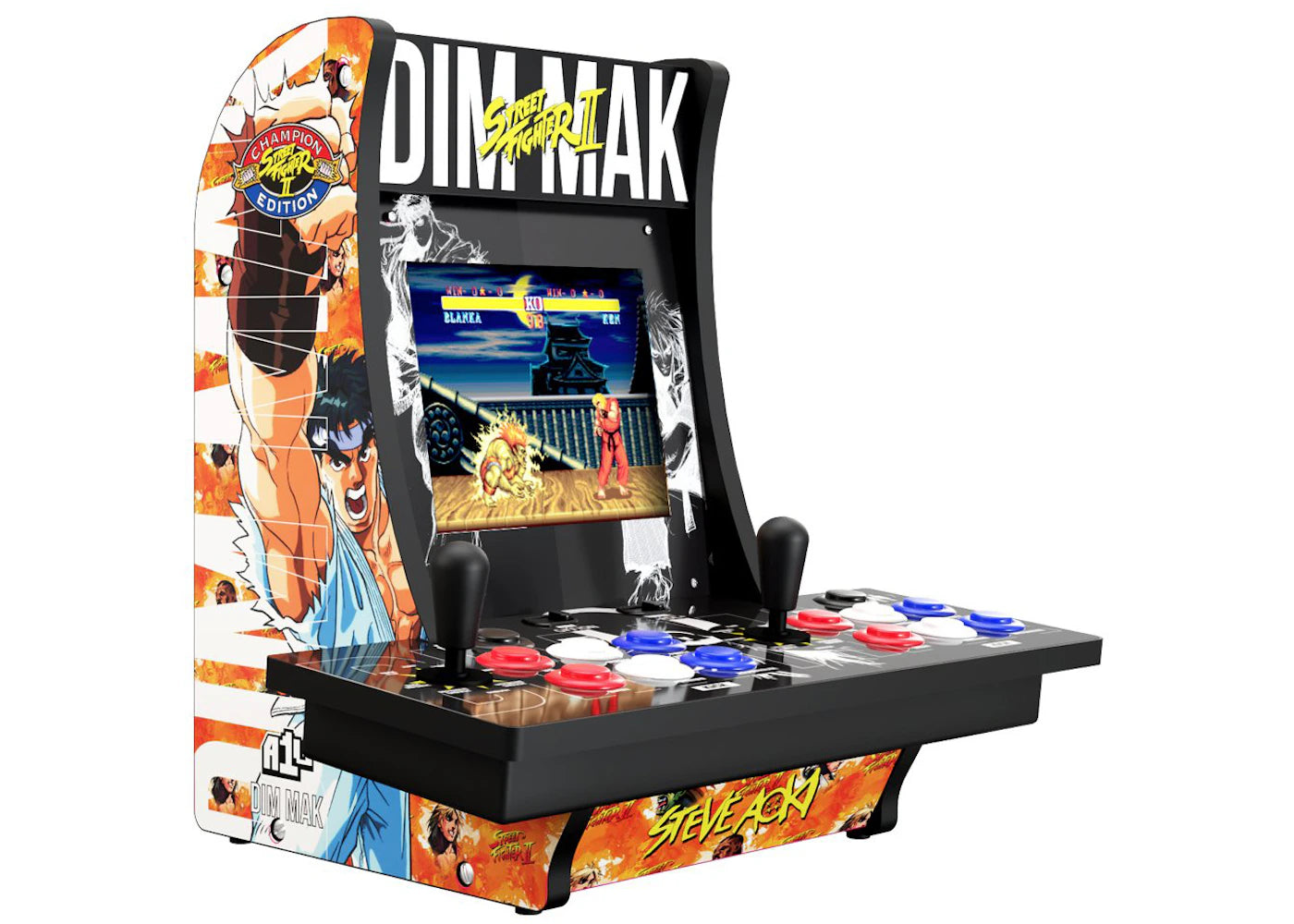 Arcade1UP Dim Mak Limited Edition Street Fighter II 2 Player Counter-Cade