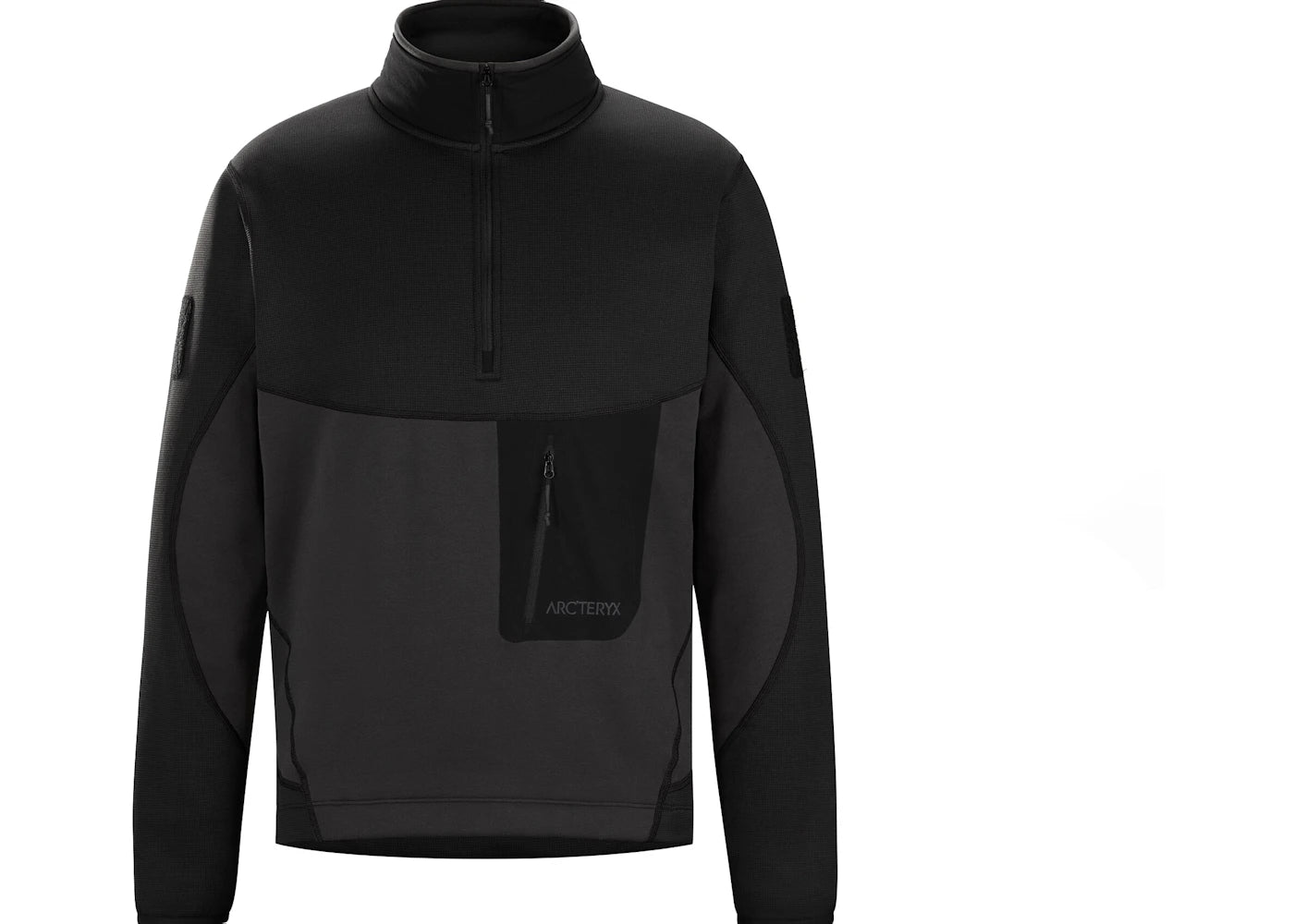 Arc'teryx Faraday 1/2 Zip Zip Neck Ice Black