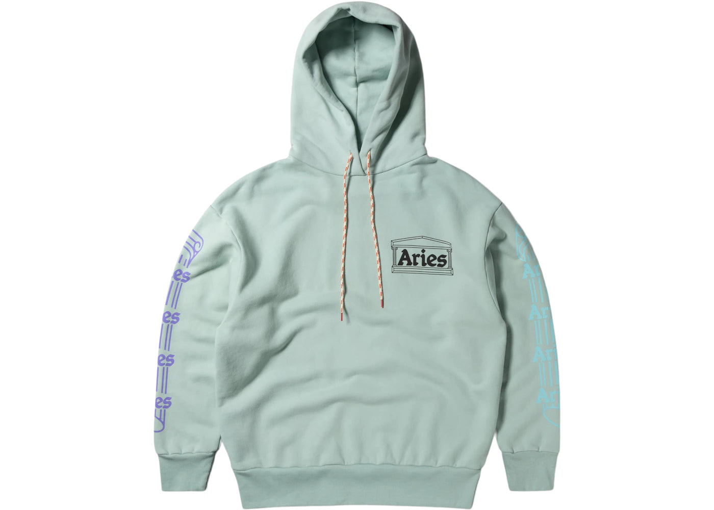 Aries Column Hoodie Pale Mint