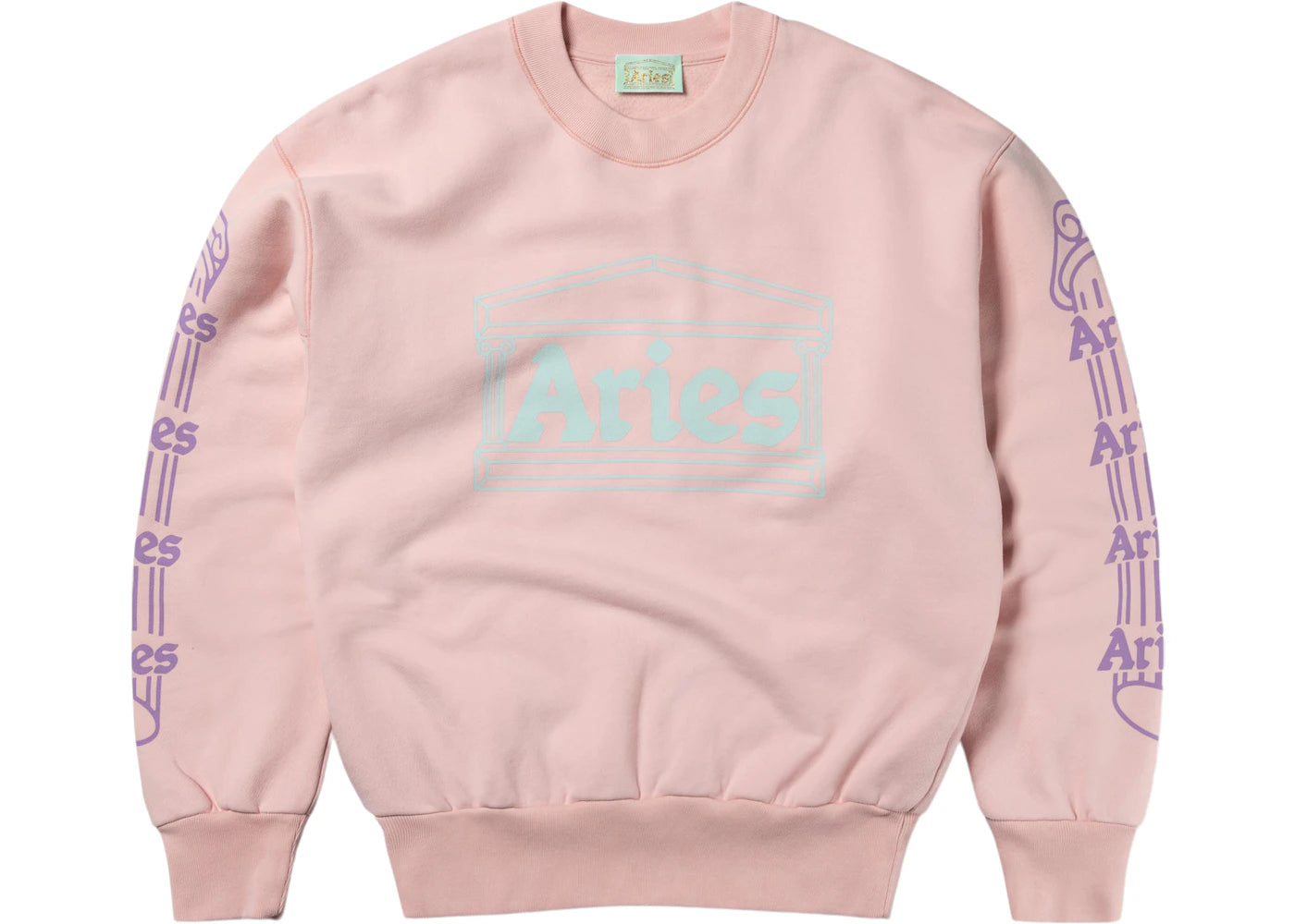 Aries Column Sweatshirt Pink