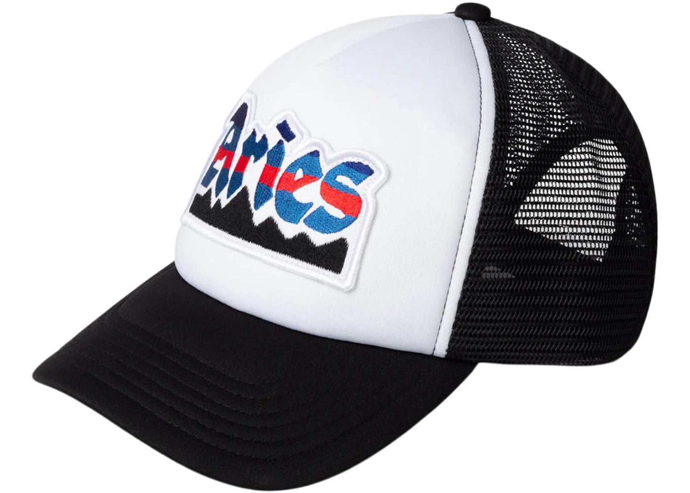 Aries Mountain Trucker Cap Black/White