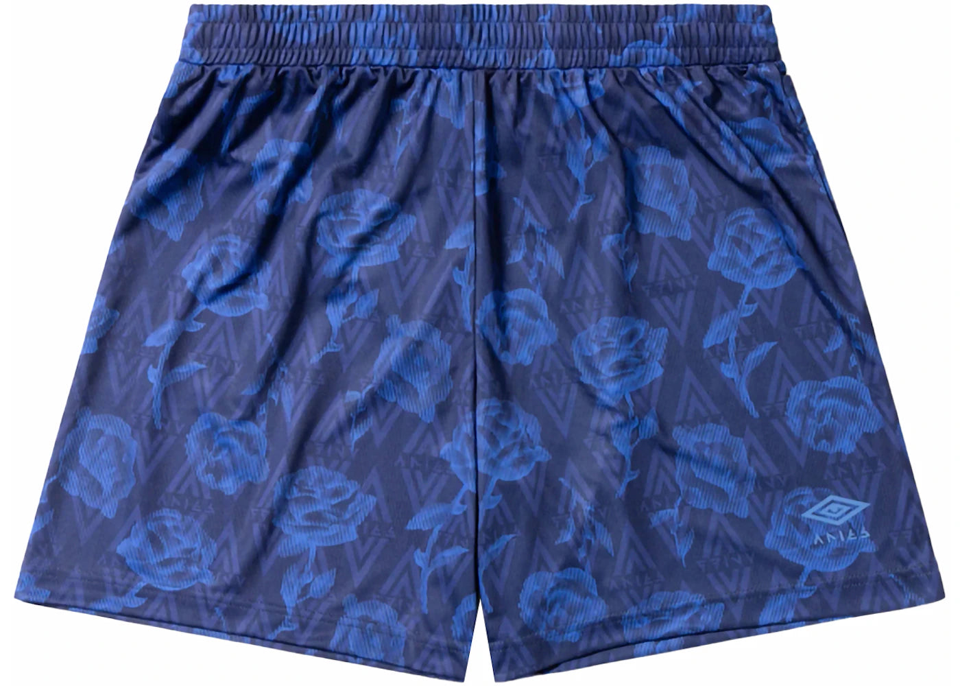 Aries x Umbro Roses Football Shorts Blue