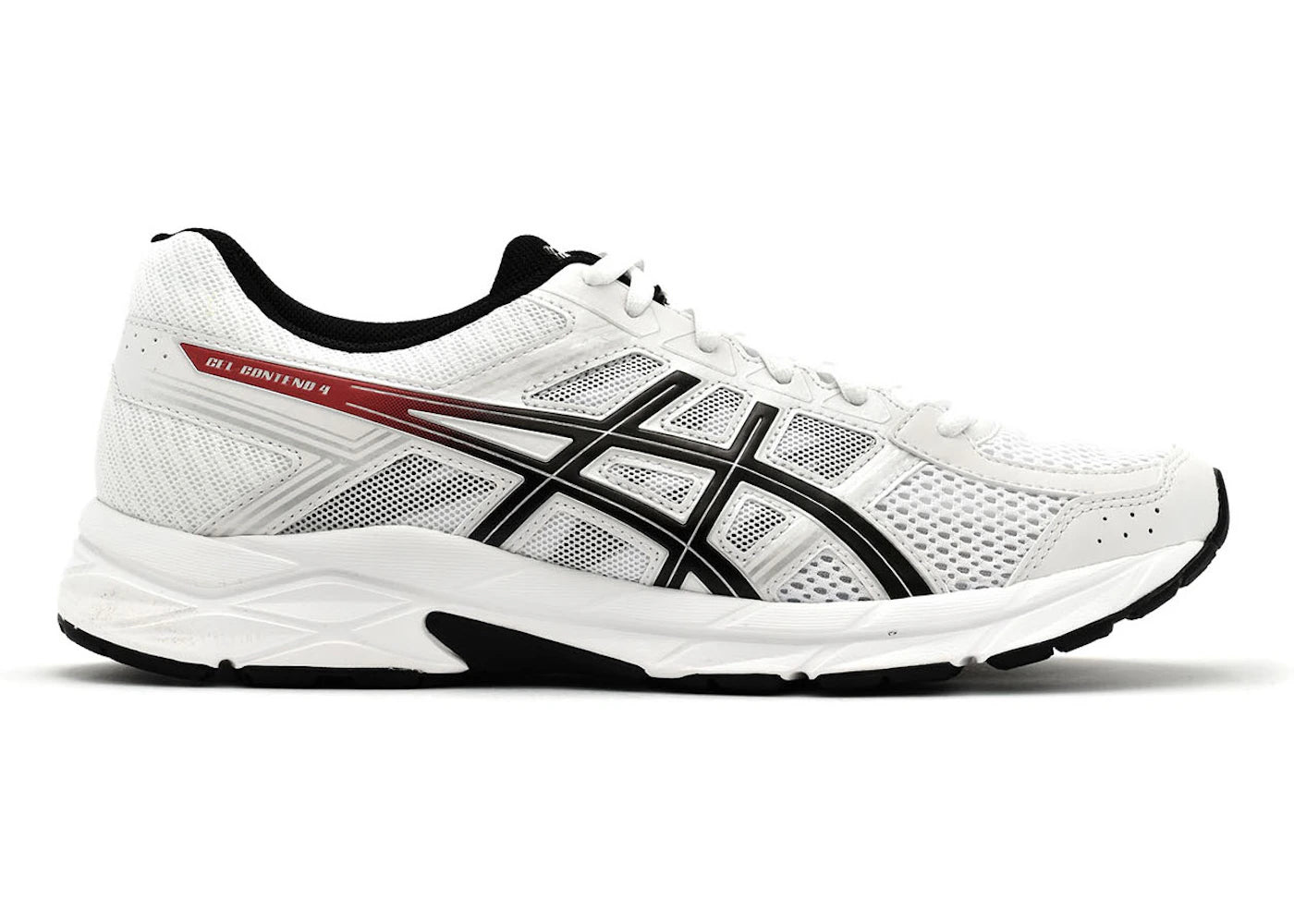 ASICS Gel-Contend 4 White Red Black