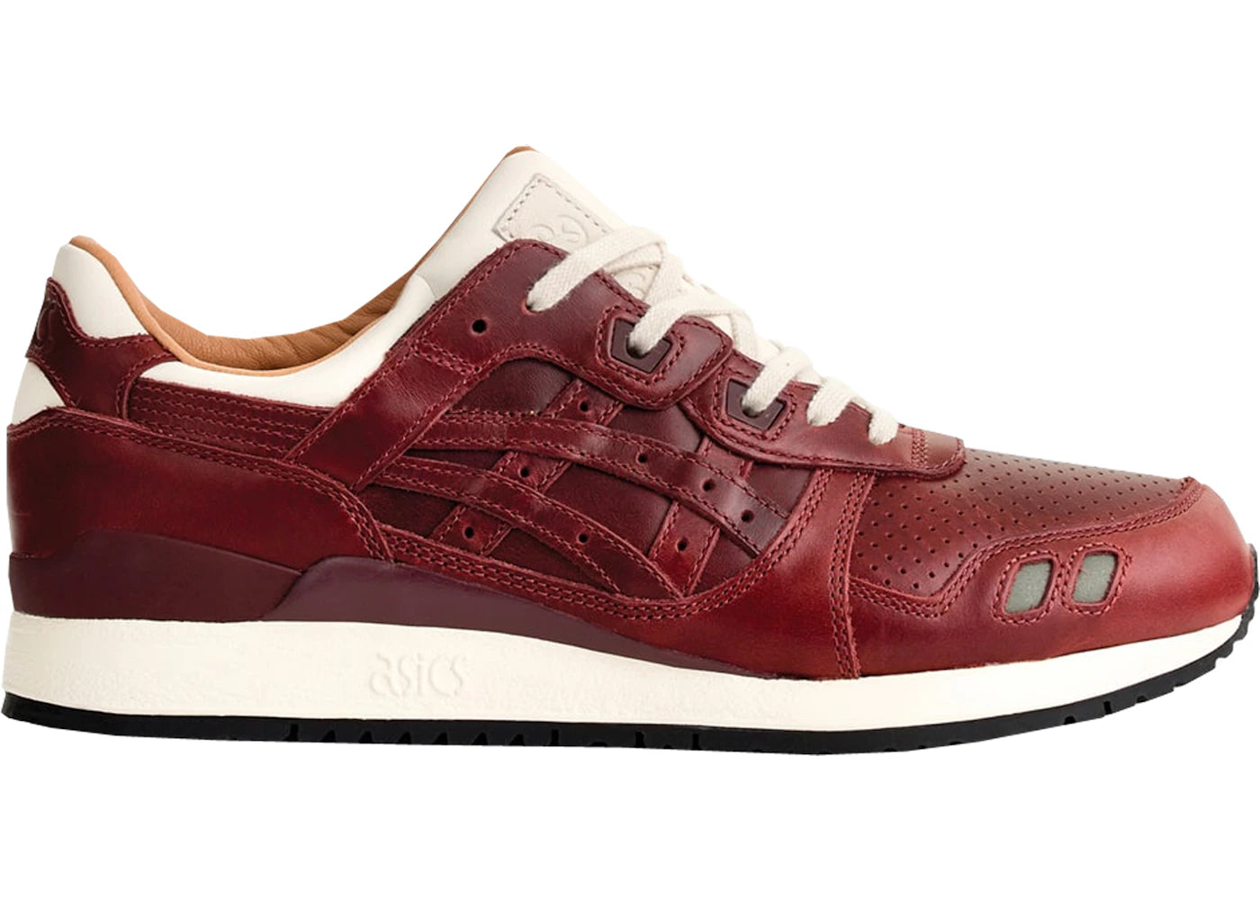 ASICS Gel-Lyte III Packer Shoes x J. Crew Oxblood Leather