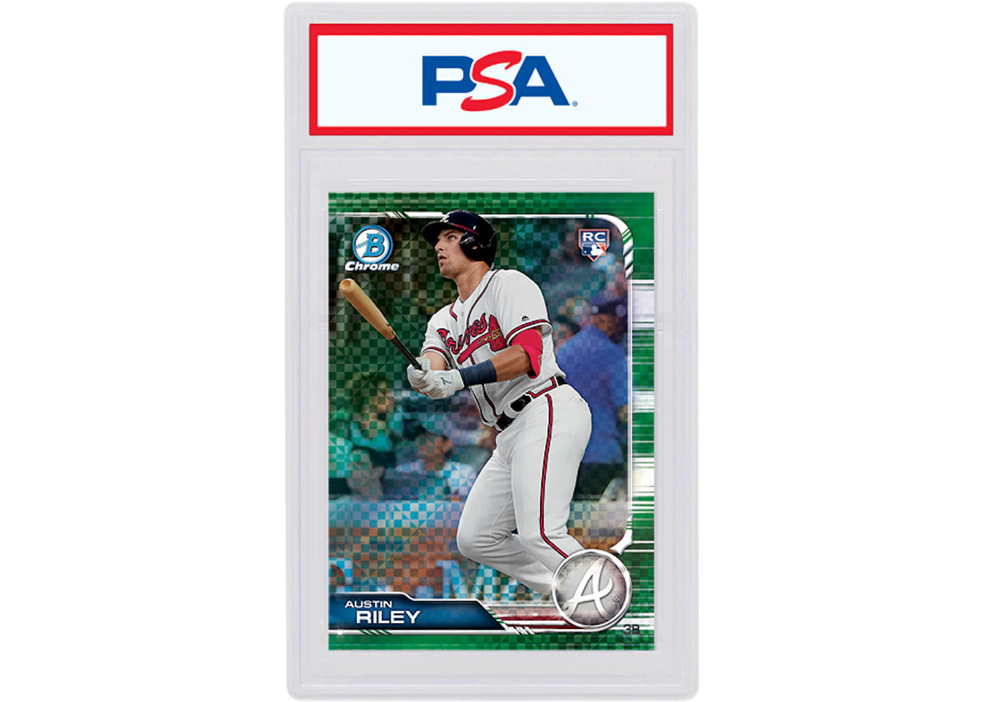 Austin Riley 2019 Bowman Chrome X Rookie Green X-Fractor /31 #84 (PSA or BGS Graded)