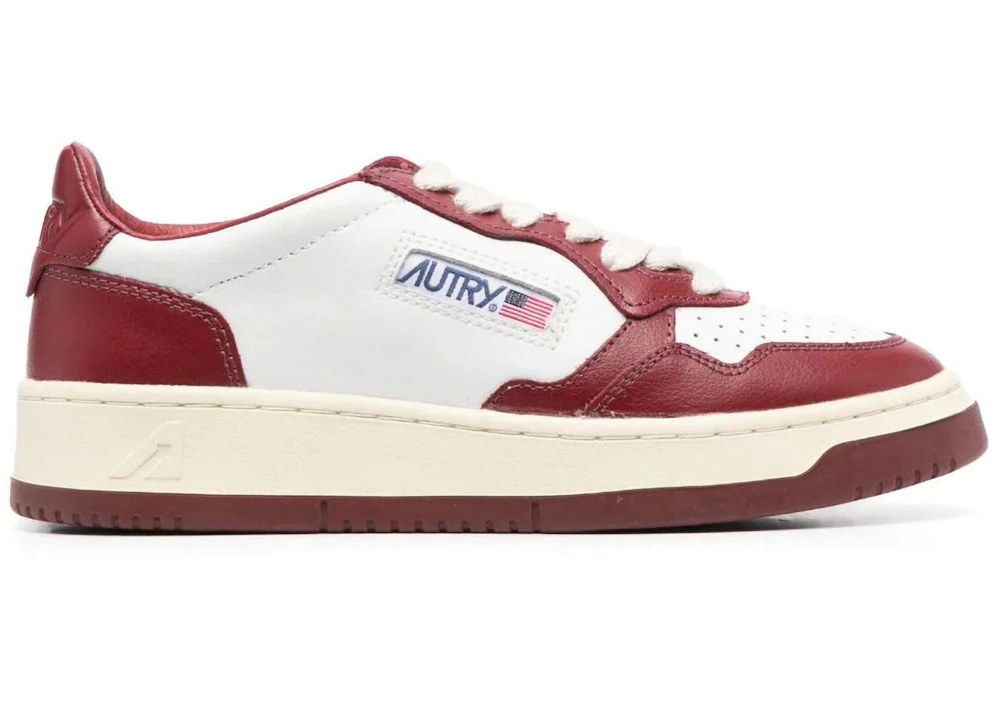 Autry Medalist Leather Low White Syrah (Women's)