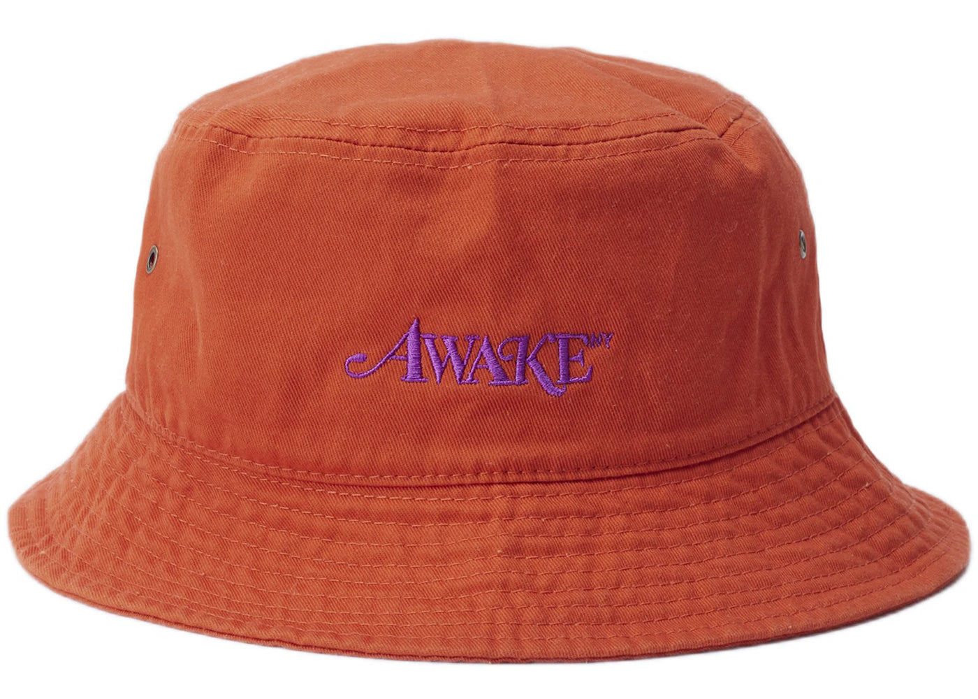 Awake Classic Logo Bucket Hat Orange