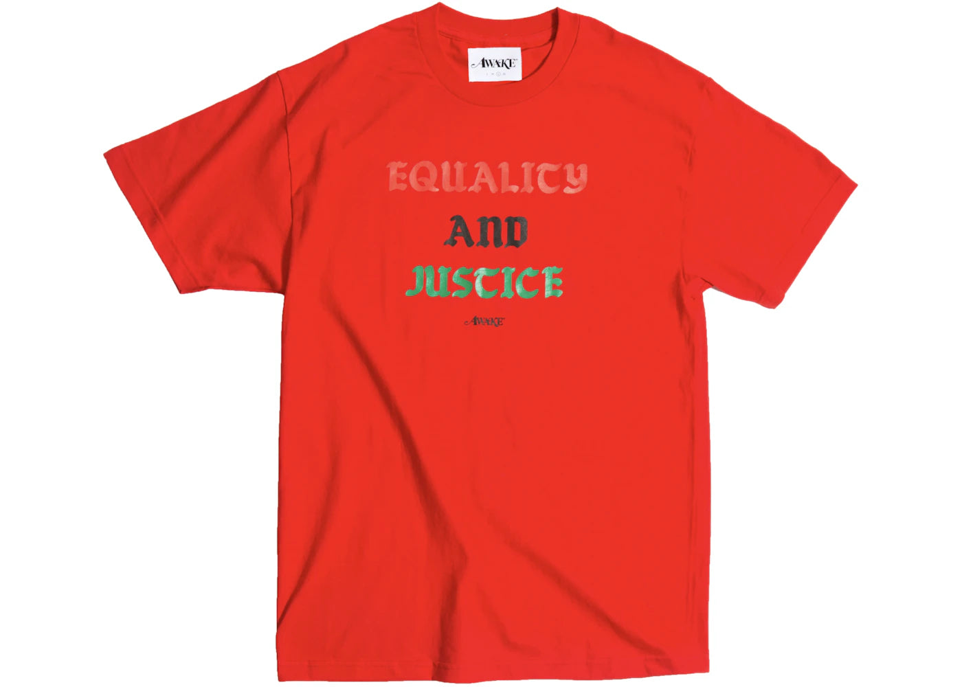 Awake Equality and Justice Tee Red